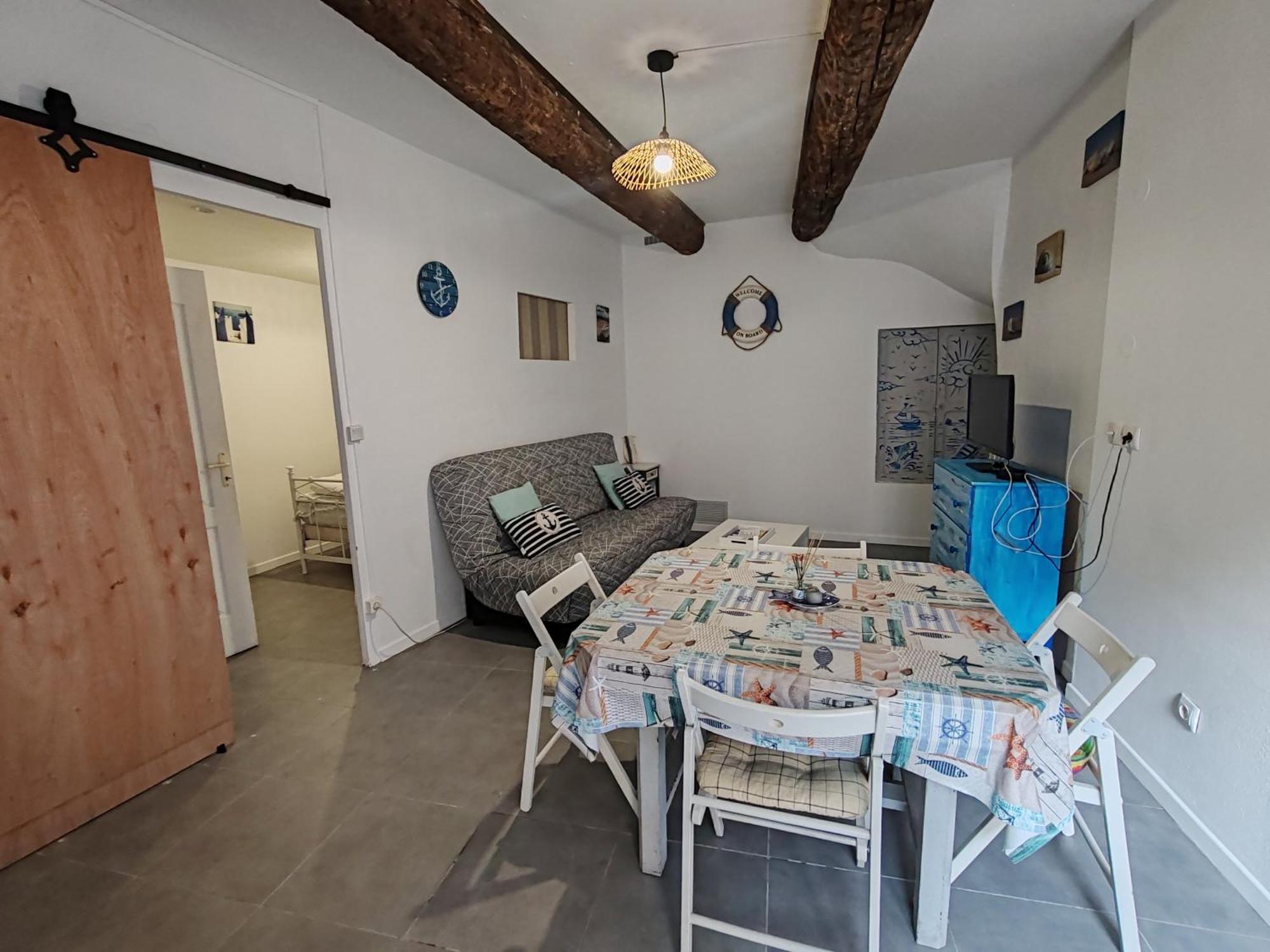Apartamento Joli T2 Ambiance Nautique Climatise Et Bien Situe Marseillan  Exterior foto